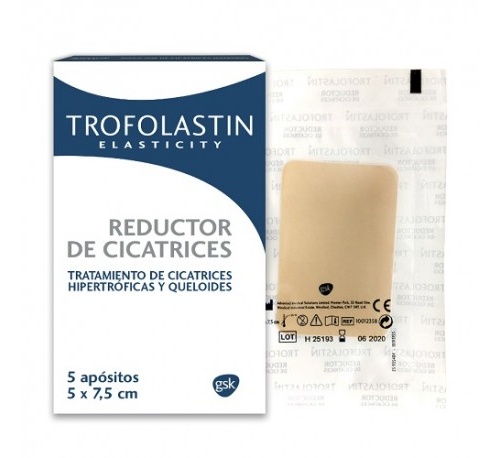 TROFOLASTIN REDUCTOR DE CICATRICES (5 X 7,5 CM 5 U)