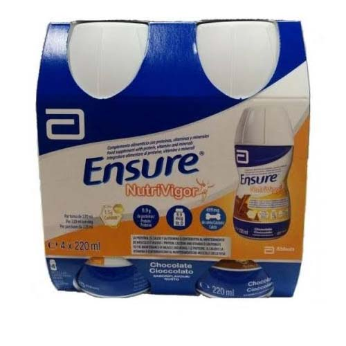 Ensure nutrivigor (4 botellas 220 ml sabor chocolate)