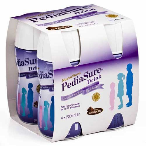 Pediasure drink (200 ml 4 botellas chocolate)