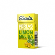 Ricola perlas sin azucar (1 envase 25 g sabor limon)