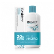 Bexident pack encias uso diario colutorio + pasta triclosan