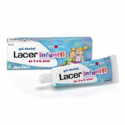 Lacer infantil gel dental (1 tubo 75 ml sabor fresa)