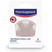 Tapones para los oidos - hansaplast (6 unidades)