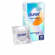 Durex invisible xl - preservativos (10 unidades)