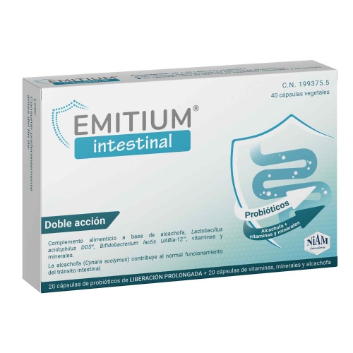 Emitium intestinal (40 capsulas)