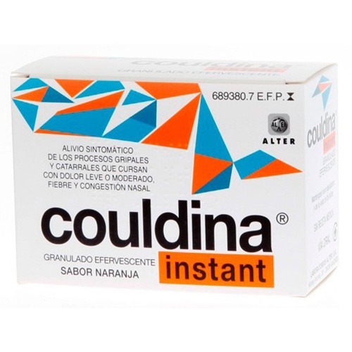 COULDINA INSTANT CON ACIDO ACETILSALICILICO GRANULADO EFERVESCENTE , 20 sobres