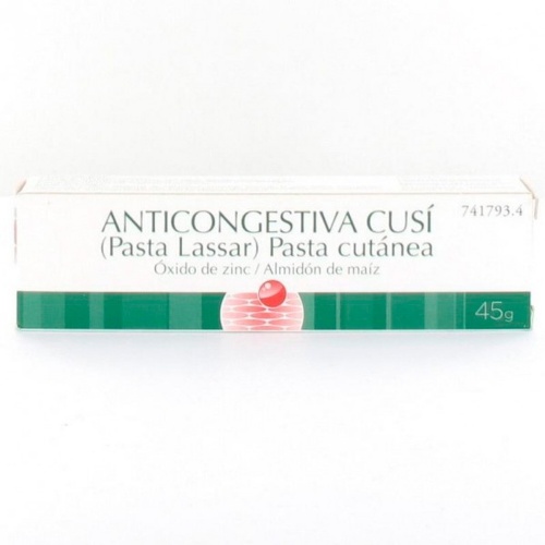 ANTICONGESTIVA CUSI (PASTA LASSAR) , 1 tubo de 45 g