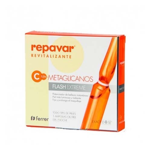 Repavar revitalizante ampollas flash extreme (5 amp)