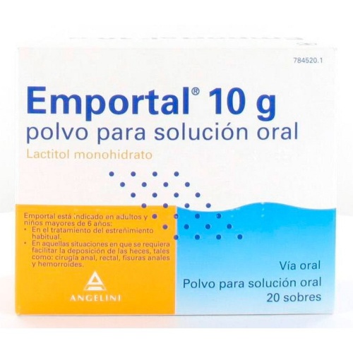 EMPORTAL 10 g  POLVO PARA SOLUCION ORAL , 20 sobres