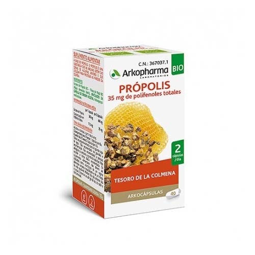 Arkocapsulas propolis bio  40 capsulas