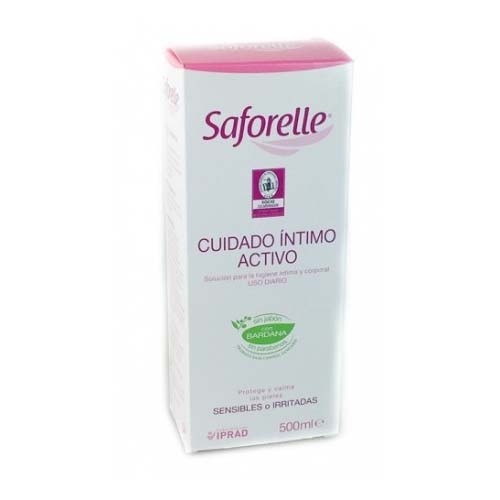 Saforelle cuidado intimo activo (1 envase 500 ml)