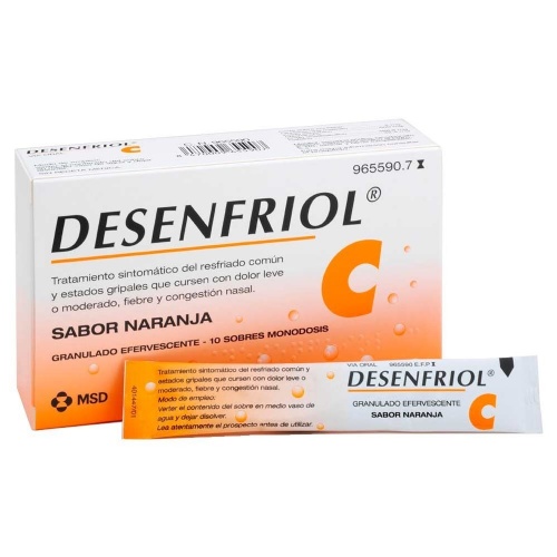 DESENFRIOL C GRANULADO EFERVESCENTE , 10 sobres