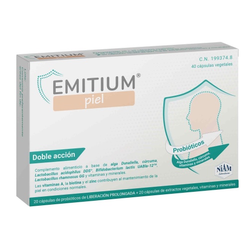 Emitium piel (40 capsulas)