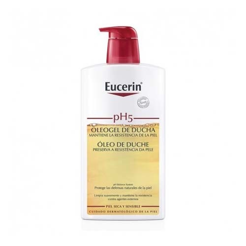 OLEOGEL DE DUCHA - EUCERIN PIEL SENSIBLE PH-5 (1 L)