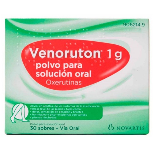 VENORUTON OXERUTINAS 1 G POLVO PARA SOLUCION ORAL, 30 sobres