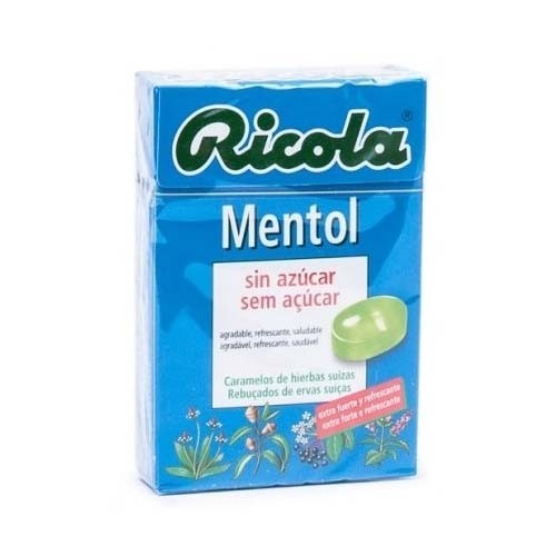 Ricola caramelos sin azucar (1 envase 50 g sabor mentol)