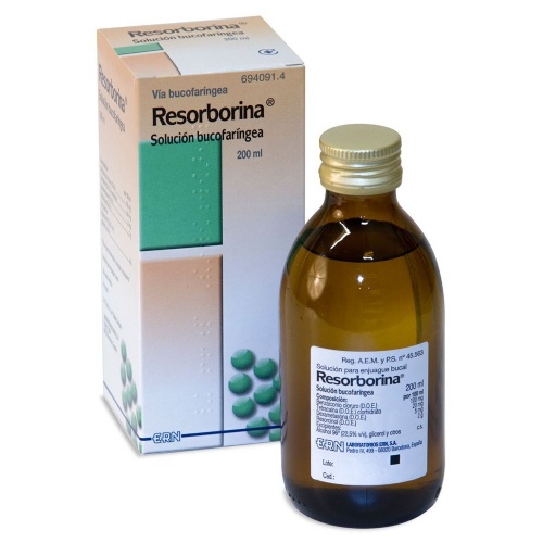 RESORBORINA SOLUCION, 1 frasco de 200 ml