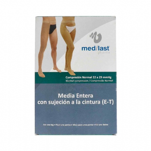 Media larga sujecioneccion cintura compresion normal - medilast (derecha talla mediana)