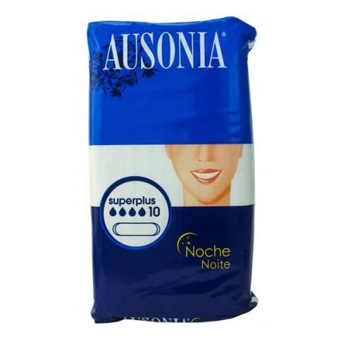 Compresas higienicas femeninas - ausonia (noche superplus 10 u)