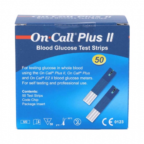 Tiras reactivas glucemia - on call plus glucose (50 unidades)