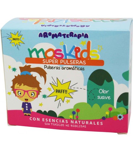 Moskids pulsera aromatica (4 unidades)