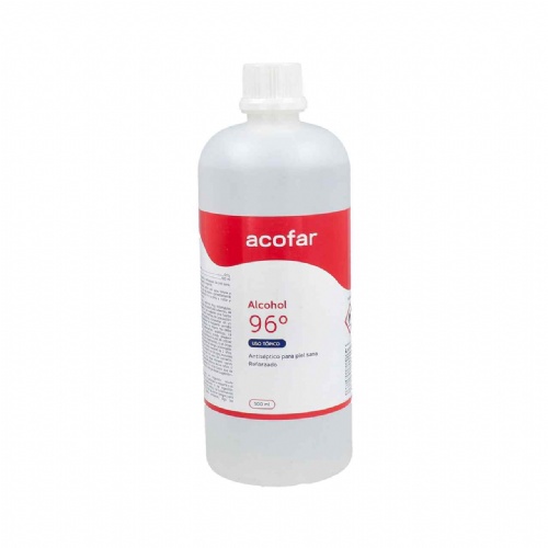 Alcohol 96º - acofar (1 frasco 500 ml)