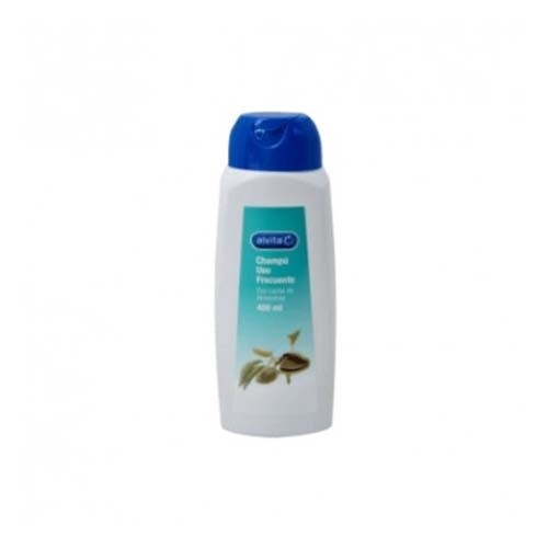 Alvita champu uso frecuente con leche almendras (1 envase 400 ml)