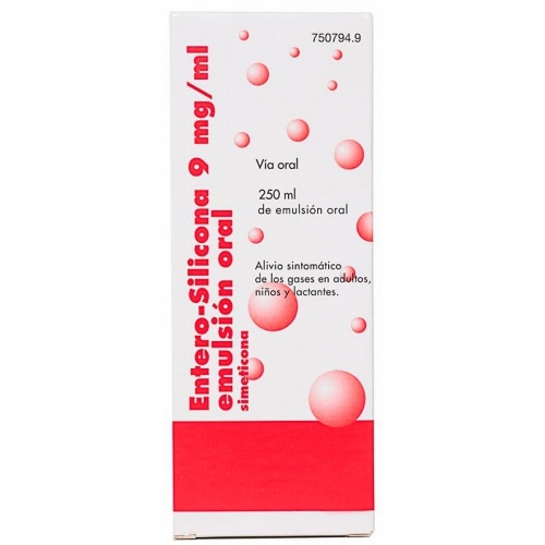 ENTERO SILICONA 9 mg/ml EMULSION ORAL , 1 frasco de 250 ml