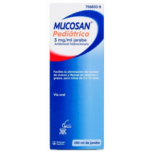 MUCOSAN PEDIATRICO 3 mg/ml JARABE , 1 frasco de 200 ml