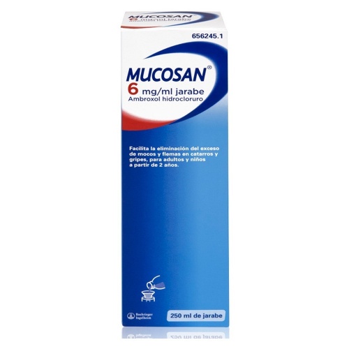 MUCOSAN 6 MG/ML JARABE, 1 frasco de 250 ml