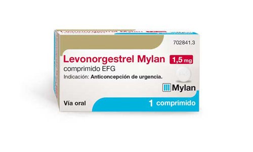 LEVONORGESTREL VIATRIS 1,5 MG COMPRIMIDO EFG, 1 comprimido