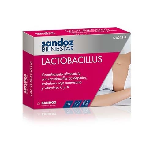 Sandoz bienestar lactobacillus (20 capsulas)