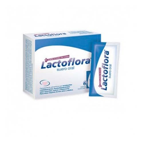 Lactoflora suero oral (6 sobres duocam sabor frutas del bosque)