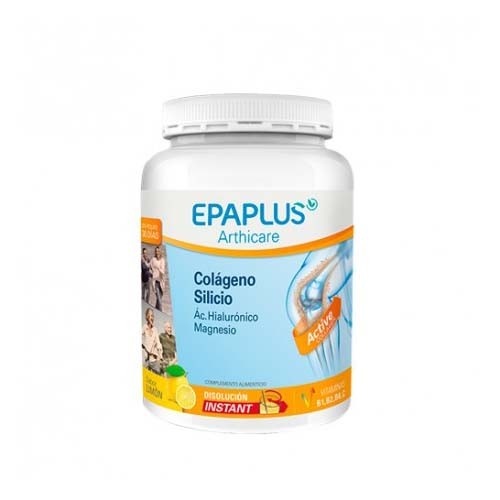 Epaplus colageno + silicio + hialuronico + magnesio polvo  1 envase 334,06 g sabor limon