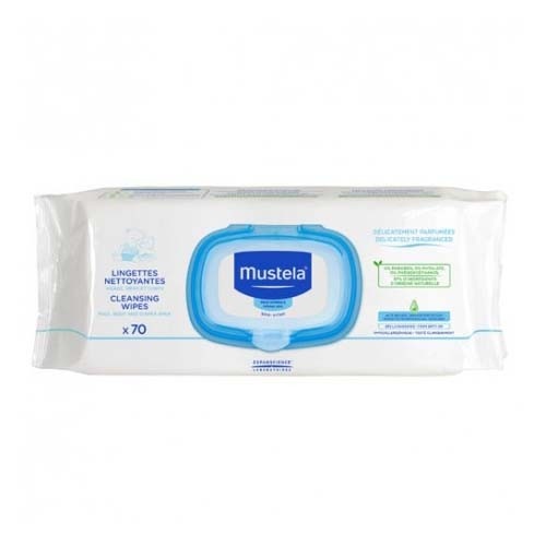 Mustela toallitas limpiadoras  60 toallitas