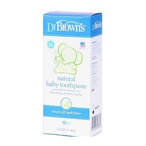 Pasta dental infantil natural - bebe dr brown (1 envase 40 g)