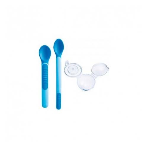 Cuchara con puntas sensibles al calor mam heat sensitive spoon & cover