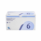 Aguja de insulina - novofine tip etw (100 unidades 32 g (0,23/5 mm x 6 mm))