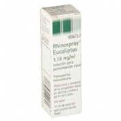 RHINOSPRAY EUCALIPTUS 1,18 mg/ ml SOLUCION PARA PULVERIZACION NASAL , 1 envase pulverizador de 10 ml