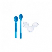 Cuchara con puntas sensibles al calor mam heat sensitive spoon & cover